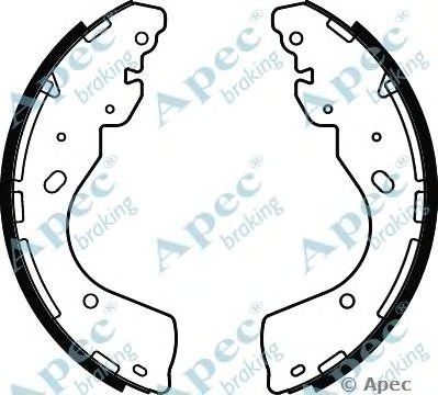 APEC BRAKING shu795 -  Комплект тормозных колодок